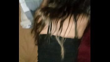Play Slim young Latina, sneaks to her best friend's house HARD SEX IN FOUR