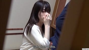 Play Hairy unfaithful Japanese wife first time cuckolding
