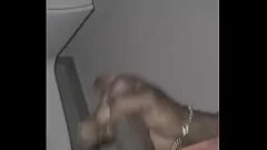 Play Solo Black Bull Stroking His Big Cock with a Cock Ring