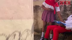 Play Black Cock Makes Petite Teen's Pussy Wet in Outdoor Encounter