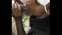 Play Ebony Goddess Mena Sucks Big Black Cock for Money