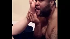 Play Rocky Tajauta Licking Latina's Yummy Feet - Interracial Foot Fetish