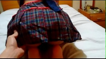 Play On college girl costume with a pleated miniskirt