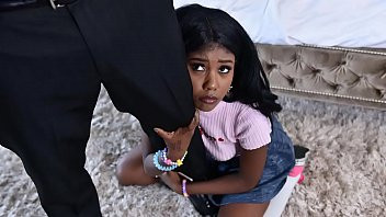 Play Black babysitter gets caught masturbating - black porn