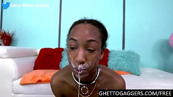 Play Black teen deepthroats 2 white cocks