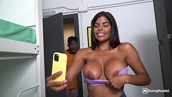 Play HORNYHOSTEL - (Sheila Ortega, Jesus Reyes) - Huge Tits Venezuela Babe Caught Naked By A Big Black Cock Preview Video